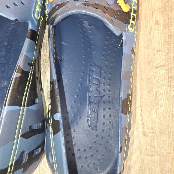 Floafers Stylish Blue Camouflage Men's Water Loafers - Picture 7 of 8